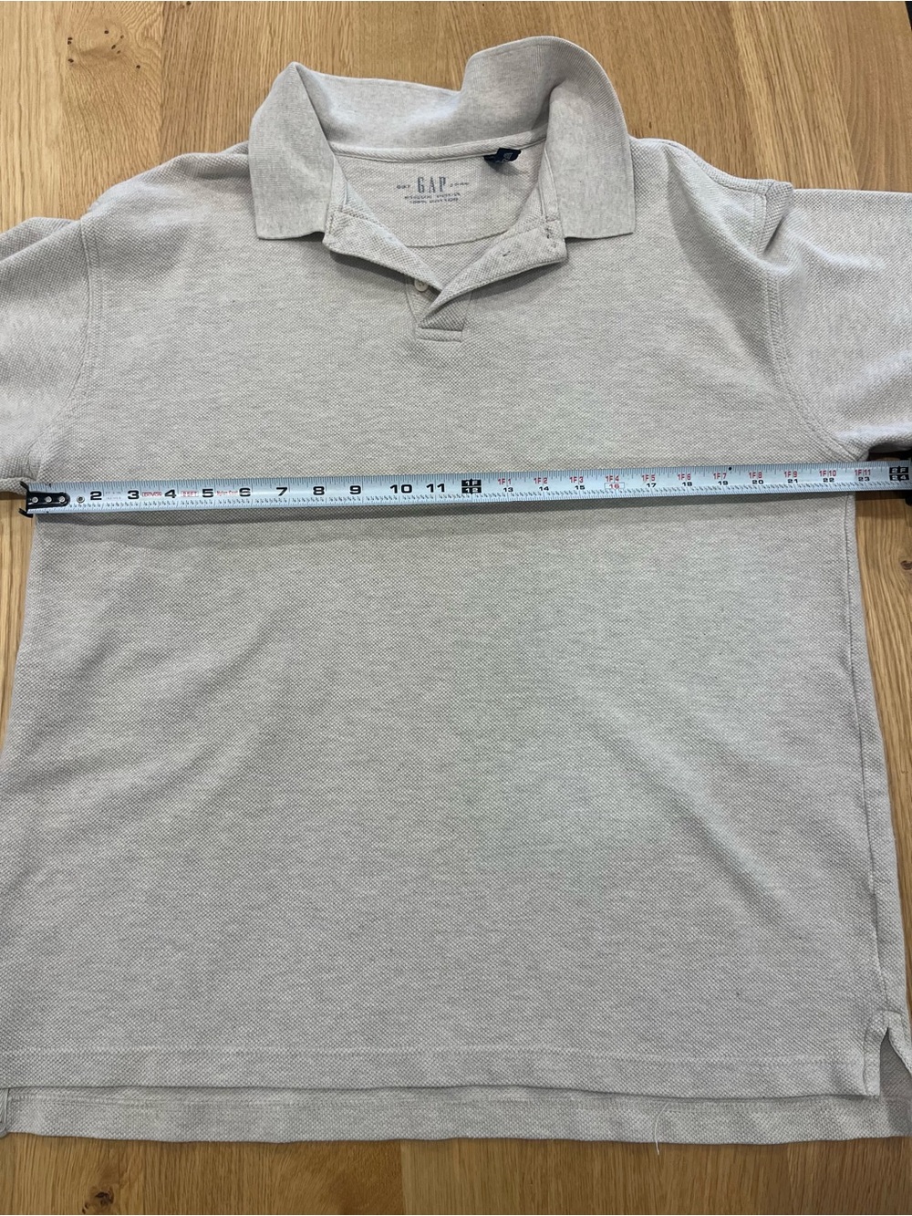 GAP Light Gray Henley Pullover Sweatshirt - Picture 4 of 6